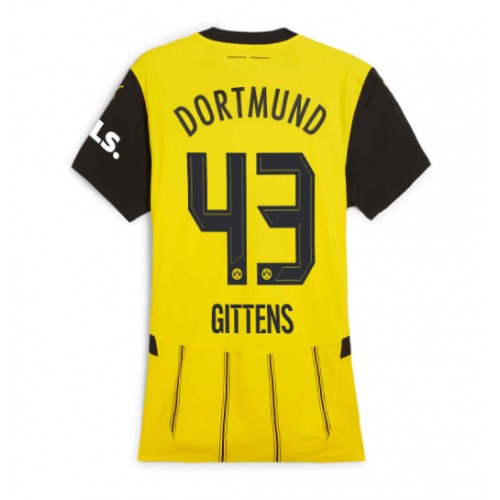 Borussia Dortmund Jamie Bynoe-Gittens #43 Domaci Dres za Ženska 2024-25 Kratak Rukav